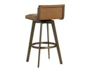 Milliken Cognac Barstool Arizona Swivel by Matho Sun, view 4
