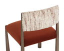 Dark Bronze Meg Rust / Terri Nutmeg Dining Chairs set of 2 Bayard by Matho Sun, view 5