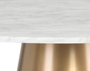 Gold 35.5" Bistro Table Damon by Matho Sun, view 6