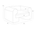 Meg Ash Armchair Ionic by Matho Sun, view 8