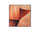 48" X 48" Black Floater Frame Nature Canyon Dreams I by Matho Sun