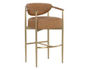 Milliken Cognac Barstool Heloise by Matho Sun, view 2
