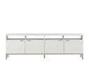 Champagne Gold Cream Storage Cabinet Ambrose Modular by Matho Sun, view 2