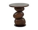 Medium Brown End Table Paplo by Matho Sun, view 3