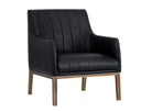 Bravo Black Lounge Chair Wolfe by Matho Sun