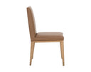 Milliken Cognac Dining Chairs set of 2 Kalla by Matho Sun, view 3