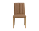 Milliken Cognac Dining Chairs set of 2 Wilbur by Matho Sun, view 2