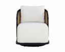Louis Cream Armchair Bora Swivel by Matho Sun, view 3