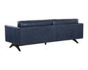 Cortina Ink Leather Sofa Rogers by Matho Sun, view 3