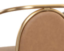 Milliken Cognac Dining Armchair Cicero by Matho Sun, view 7