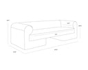 Meg Gold Sofa Ionic by Matho Sun, view 6