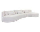 Raf Copenhagen White Sofa Chaise Laken by Matho Sun