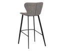 Bravo Cognac / November Grey Barstool Arabella by Matho Sun, view 4