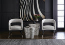 Small Marble Look End Table Ava by Matho Sun, view 6
