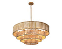 Natural Jute Chandelier Lumina by Matho Sun, view 3