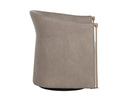 Meg Taupe / Ivanhoe Mineral Lounge Chair Leontine Swivel by Matho Sun, view 3