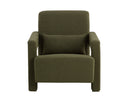 Copenhagen Olive Lounge Chair Forester by Matho Sun, view 2