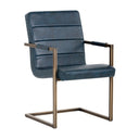 Vintage Blue Dining Armchairs set of 2 Jafar by Matho Sun