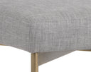 Antique Brass Arena Cement Dining Chairs set of 2 Seneca by Matho Sun, view 5