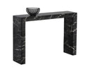 Marble Look Black Console Table Axle by Matho Sun