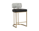 Bravo Black / Halton Birch Counter Stool Larissa by Matho Sun