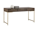 Gold Raw Umber Desk Rebel by Matho Sun