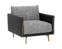 Nash Zebra / Coal Black Armchair Ashi by Matho Sun