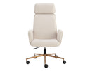 Chacha Cream Office Chair Kalev by Matho Sun, view 2