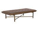 Vintage Cognac Bench Kayla by Matho Sun, view 2