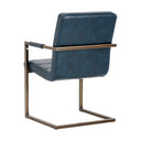 Vintage Blue Dining Armchairs set of 2 Jafar by Matho Sun, view 3