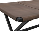 Vintage Cognac Leather Bench Elon by Matho Sun, view 6