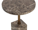 Marble Look Dark Emperador End Table Mizani by Matho Sun, view 5
