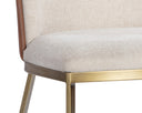 Belfast Oatmeal / Bravo Cognac Dining Chairs set of 2 Marie by Matho Sun, view 4