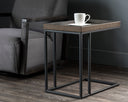 Black Charcoal Grey Table Arden C-Shaped Side by Matho Sun, view 4