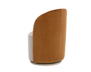 Meg Taupe / Meg Gold Dining Chair Cavoli Swivel by Matho Sun, view 4