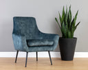 Nono Petrol Lounge Chair Aletta by Matho Sun, view 5