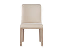 Light Oak Mainz Cream Dining Chair Elisa by Matho Sun, view 2
