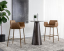 Milliken Cognac Barstool Lucano by Matho Sun, view 5