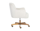 Copenhagen White Office Chair Karina by Matho Sun, view 3