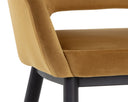 Black Gold Sky Dining Armchair Thatcher by Matho Sun, view 6