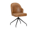 Tobacco Tan Dining Chair Bretta Swivel by Matho Sun