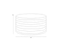 Large Summer Sand Coffee Table Corey by Matho Sun, view 5