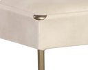 Bravo Cream Bench Bellevue by Matho Sun, view 6