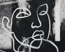 40" X 60" Black Floater Frame Figurative Face To Face (Set Of 2) by Matho Sun, view 3