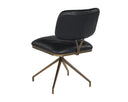 Bravo Black Dining Chairs set of 2 Virtu Swivel by Matho Sun, view 4