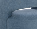 Danny Iceberg Dining Armchair Lloret Wheeled by Matho Sun, view 8
