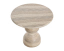 Travertine Look Dune 34" Bistro Table Raul by Matho Sun, view 3