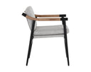 Vault Fog Dining Armchair Meadow by Matho Sun, view 5