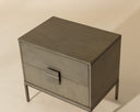 Antique Silver Ash Grey Nightstand Jade by Matho Sun, view 6