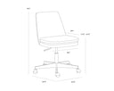 Bergen Olive Office Chair Berget by Matho Sun, view 6